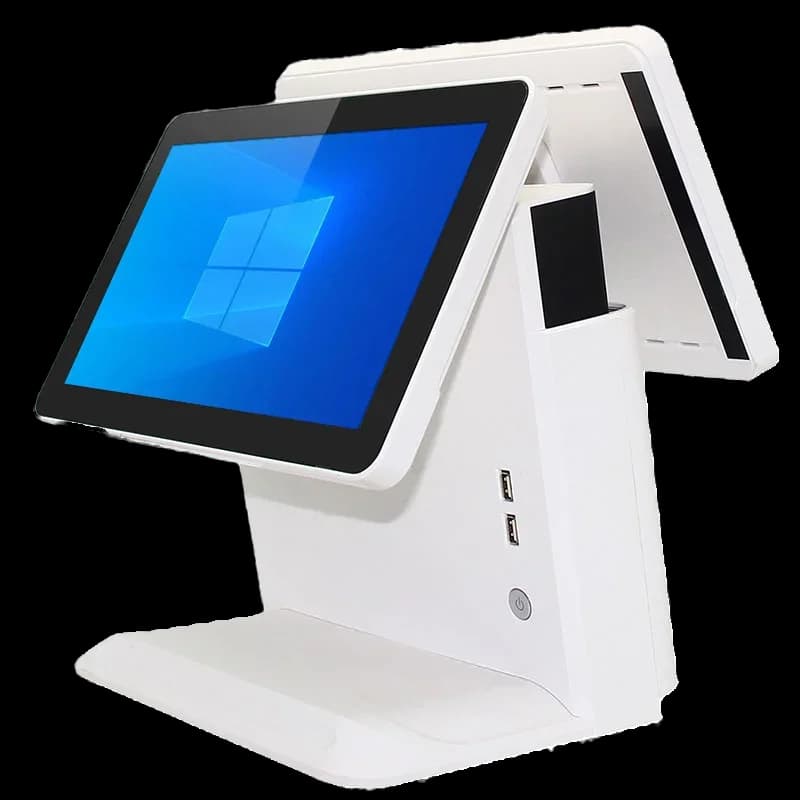 Supermarket Caisse Enregistreuse Car Parking Pos System Android System Pos Terminal Double Screen 4g