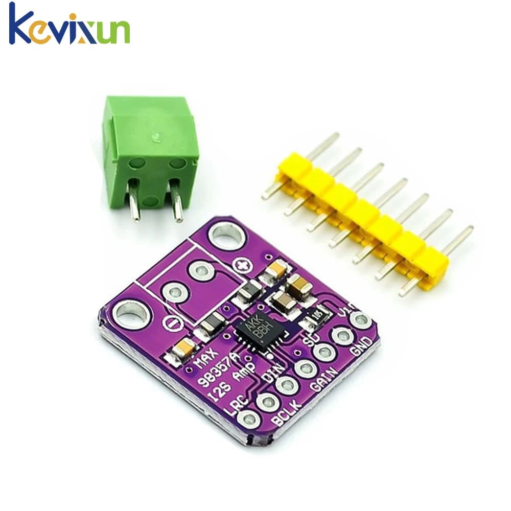 Max98357 I2S 3W Class D Amplifier Breakout Interface Dac Decoder Module Filterless Audio Board For Raspberry Pi Esp32