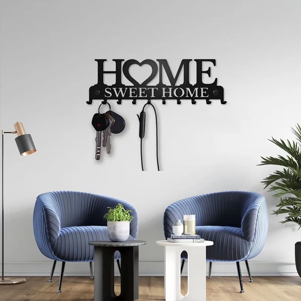 Wall - Mounted Sweet Home Key Holder: Tidy Up Your Keys Using This Innovative Front Door Key Wall Hook