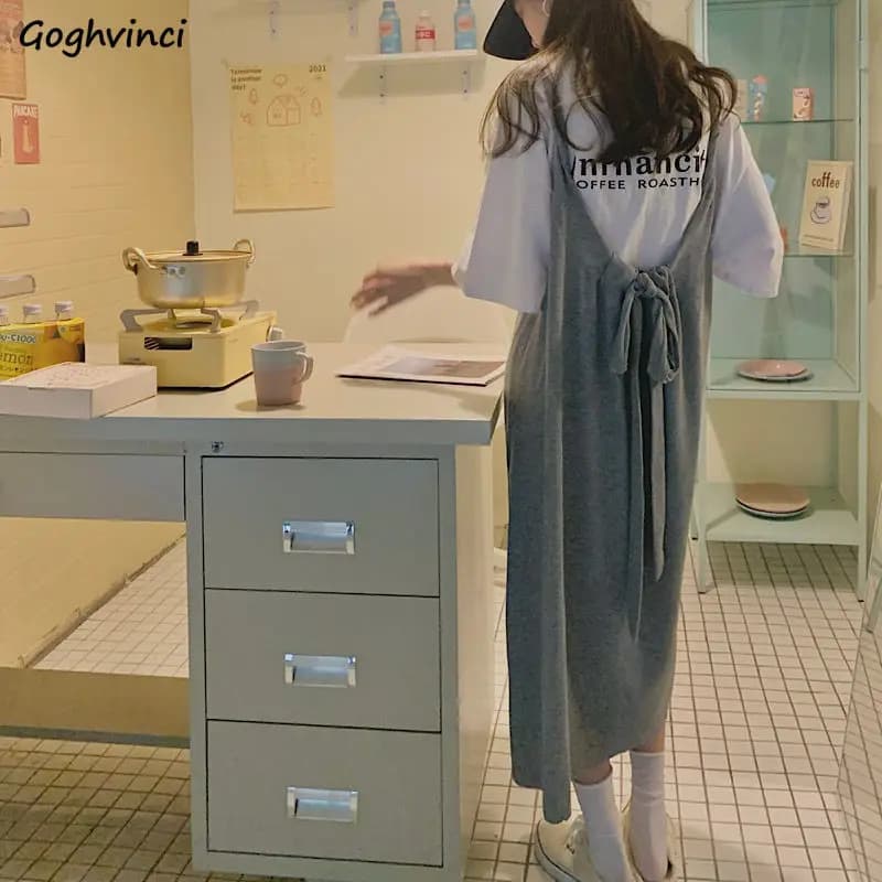 Women Sets Popular Trendy All-match Leisure College Ins Young Ladies Korean Style Loose Letter Harajuku High Waist New Arrival