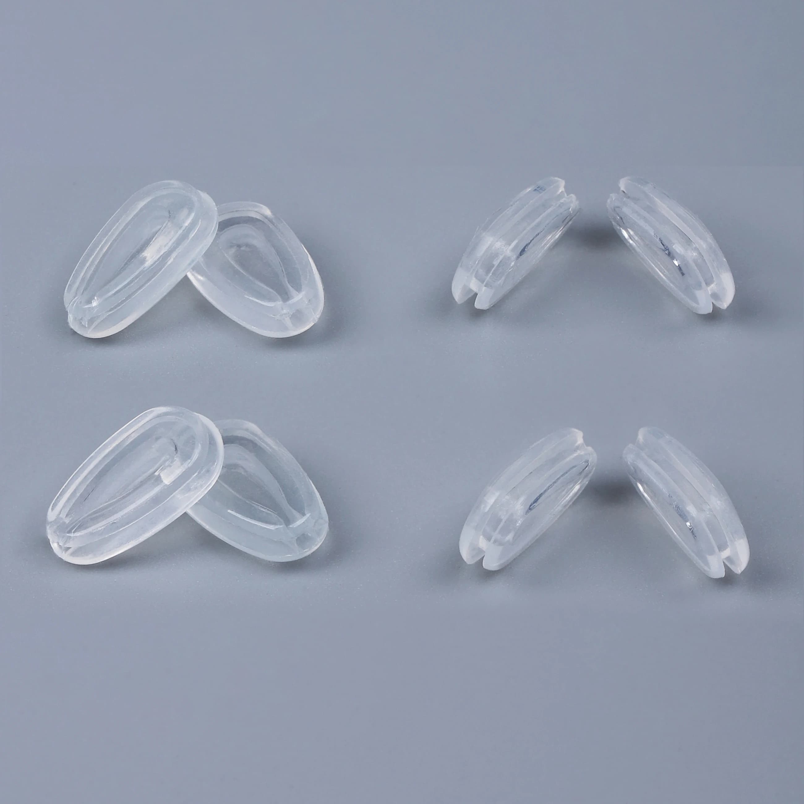 E.O.S Silicon Rubber Replacement Clear Nose Pads for OAKLEY Elmont L / Elmont M Frame Multi-Options