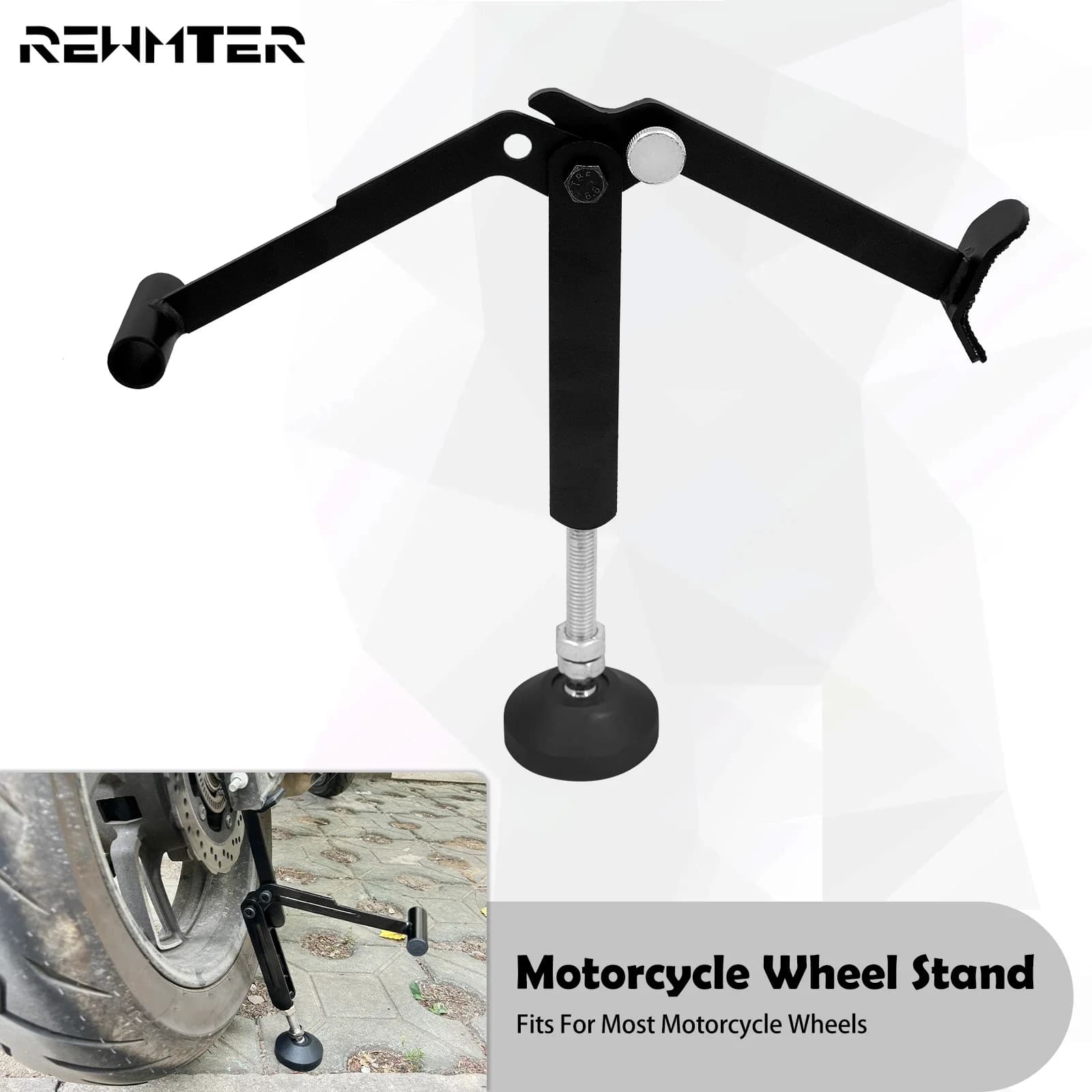 Universal Motorcycle Wheel Stand Labor Saving Wheel Side Support Lifter Metal Swingarm Lift Frame For Harley For Honda For BMW