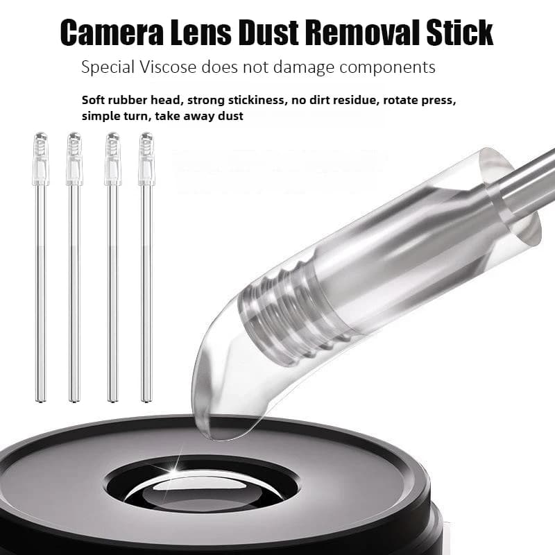 Camera Portable Lens Cleaner Resin Synthetic Stick Dust Fingerprint Removal for Phone Camera Lens Screen Cleaning Tool