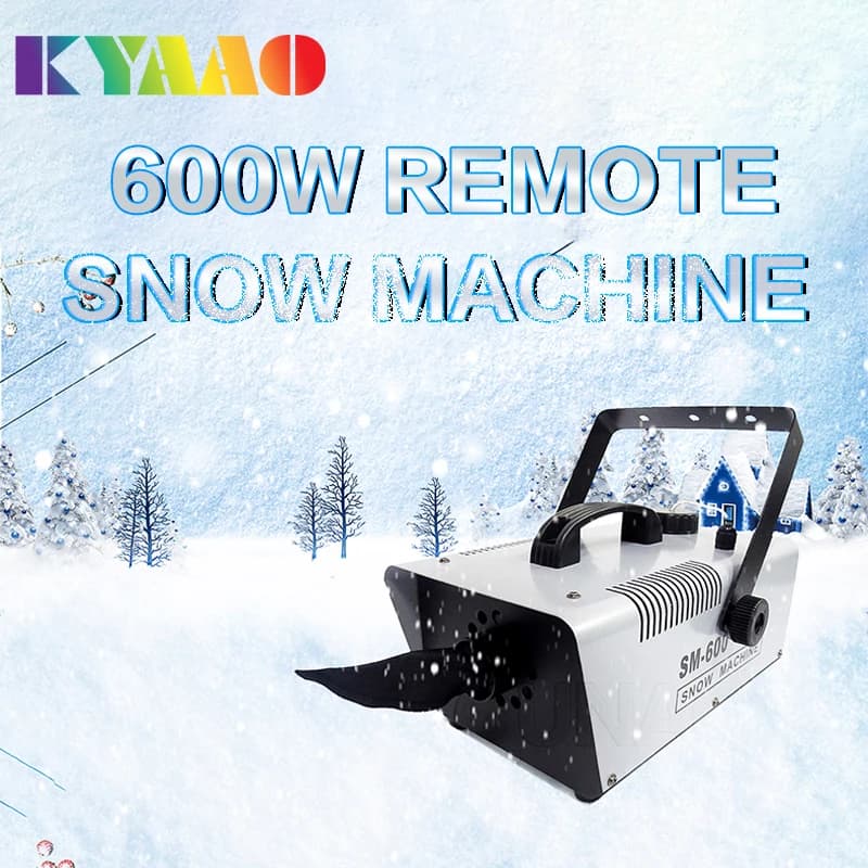 New Arrival 900W Remote Snow Machine for Wedding DJ Event Wireless Snow Device Nightclub Bar Disco Snowflake Generator