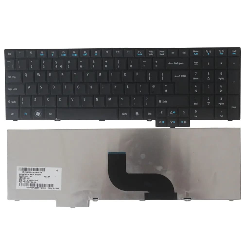 UK Laptop Keyboard for Acer TravelMate 5760 TM5760 5760G 5760Z 5760ZG TM6595 6595 6596G 6595T 6595TG TM6495T 7750 TM7750 TM8573