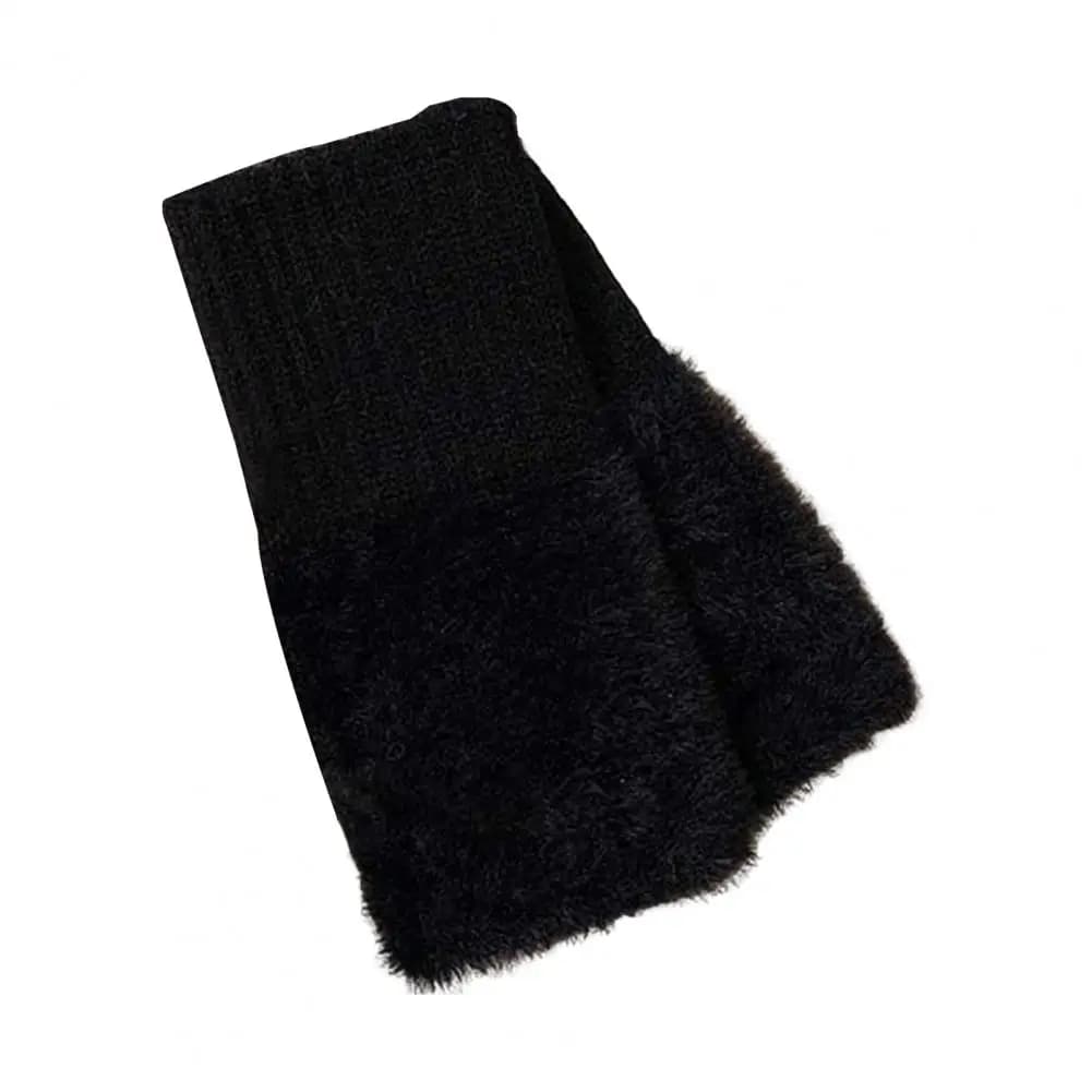 Winter Outdoor Gloves Polyester Gloves Women's Winter Cycling Gloves with Plush Warmth Non-slip Grip for Cold for Windproof