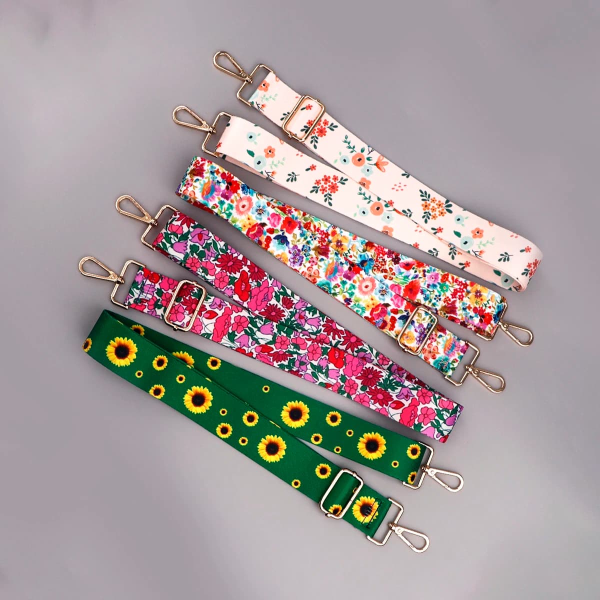 Sunflower Flower Series Bag Strap Women Straps for Crossbody Messenger Shoulder Bag Accessories Adjustable Belts Handbag Straps