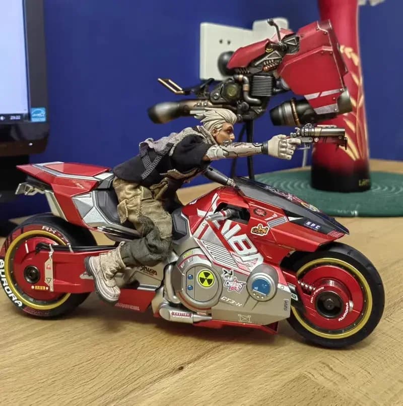 In Stock Fogtoys No.ea01 1/12 Fantasy 26 Series Small A Clothes Action Figure Flying Motorcycle Set Collection Model Toys