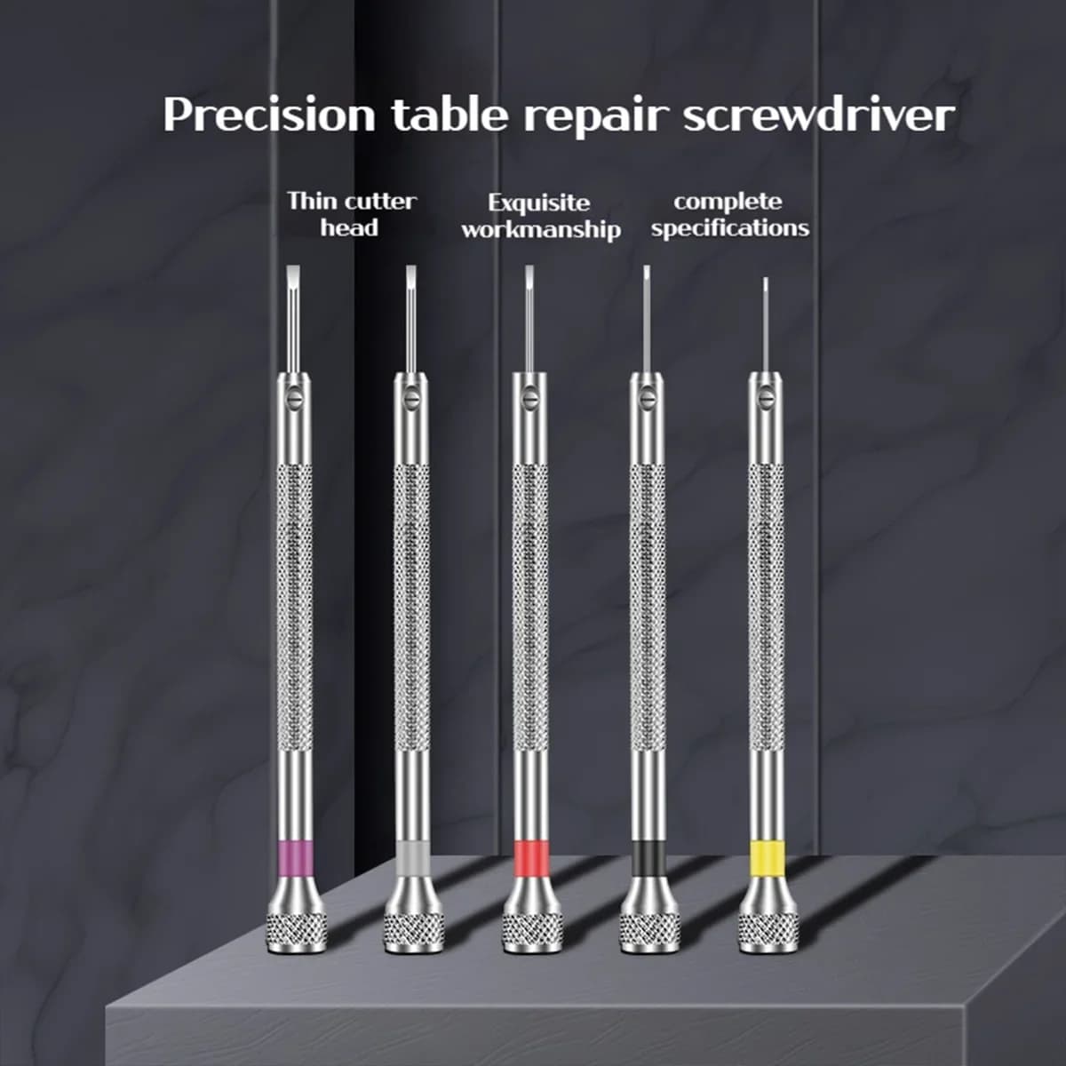 Precision watch repair screwdriver 0.8-1.6mm mini slotted screwdriver Precision instrument repair hand tool