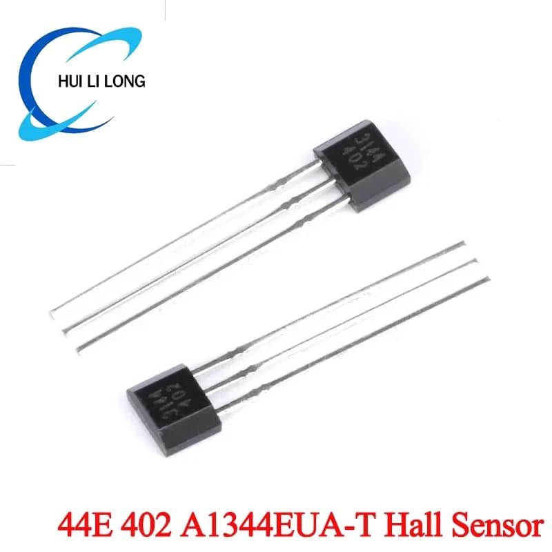 100Pcs/5pcs A3144 A3144E OH3144 Y3144 3144 Hall Switch Effect Sensor Hall Sensor Motor Brushless Motor Electric Motor TO-92UA