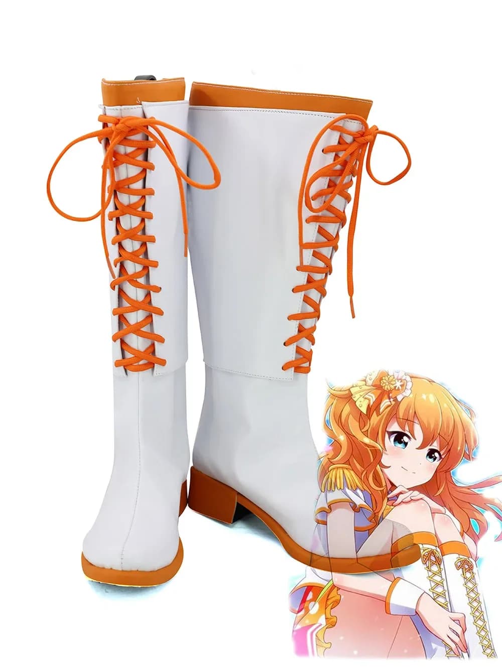 Battle Girl High School Fujimiya Sakura Cosplay Boots Shoes Custom Made