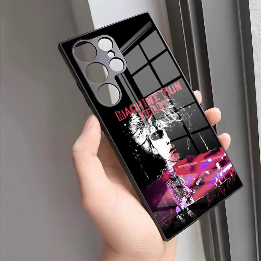 Machine Gun Kelly Phone Case For S24 Ultra Samsung S23 Fe S22 S20 S21 Plus Galaxy A54 A34 A24 A53 Note 20 Glass Cover