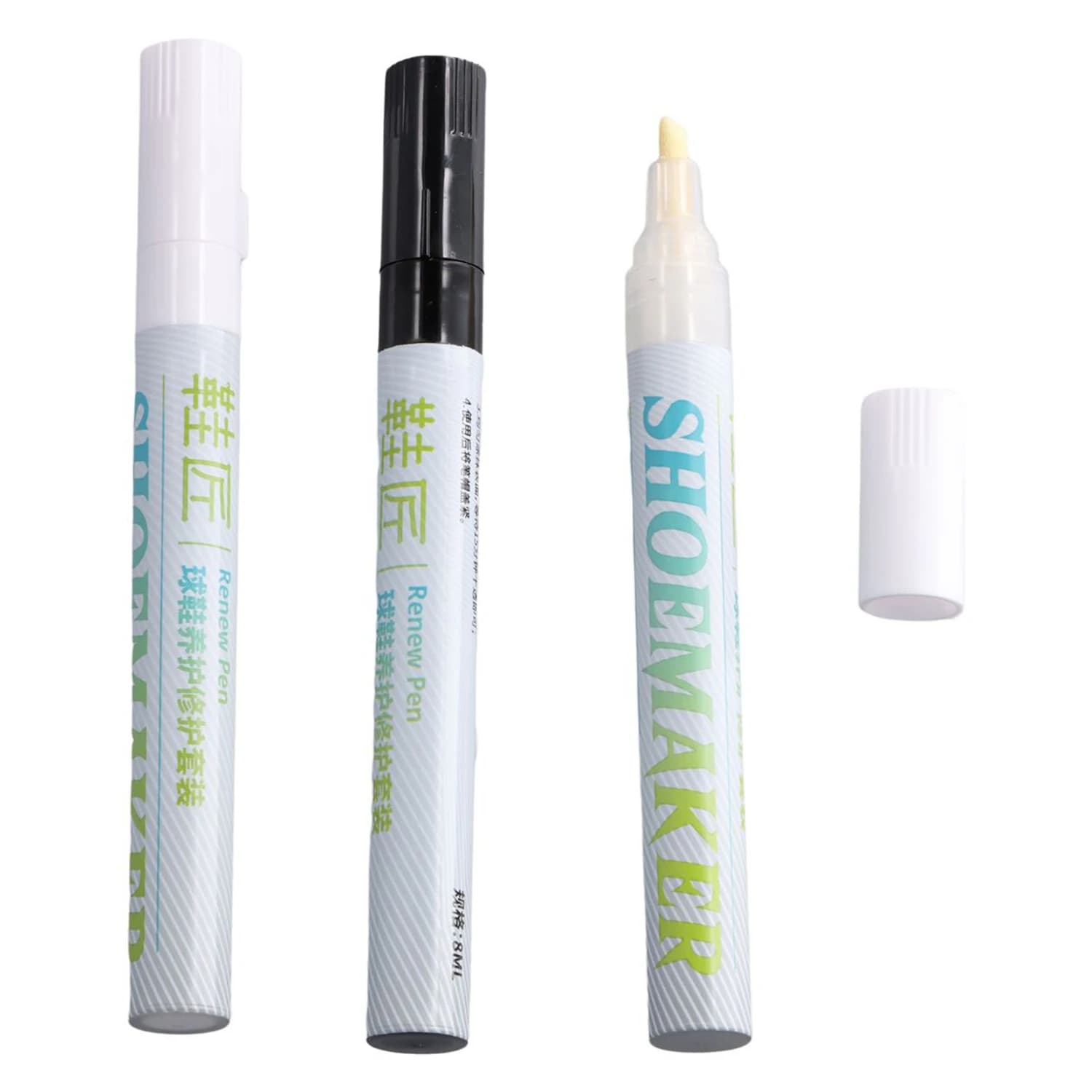 1 PC Shoes Stains Removal Waterproof Anti-Oxidation Pen Repair Complementary Color White Go Yellow Shoe Whitening Cleaning