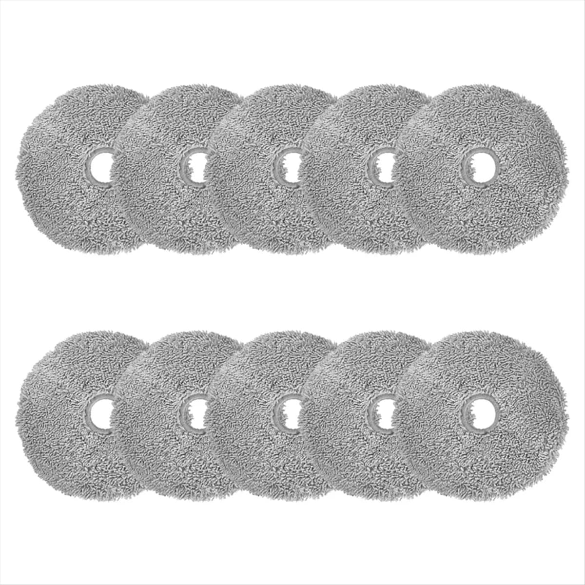 10Pcs Mop Cloth for Lydsto W2 Robot Vacuums Spare Part Round Mop Replacement Accessories