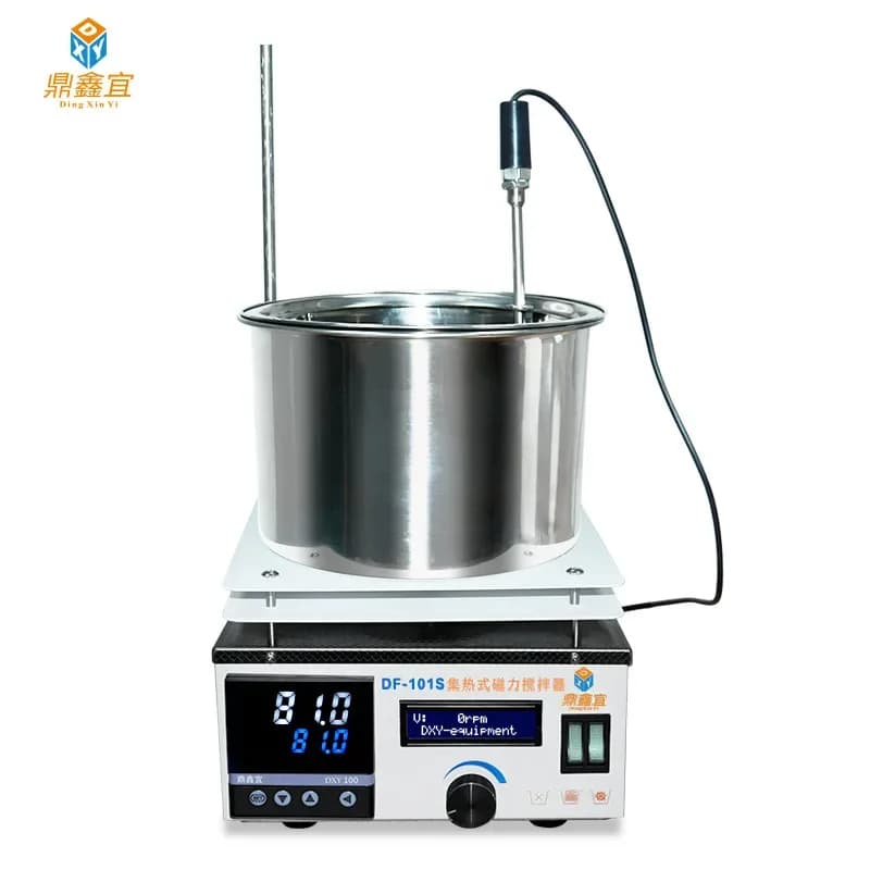 Xin Tester 5L Heating Magnetic Stirrer DF-101T-5L Lab Digital Display Constant Temperature Mixer Timed 220V