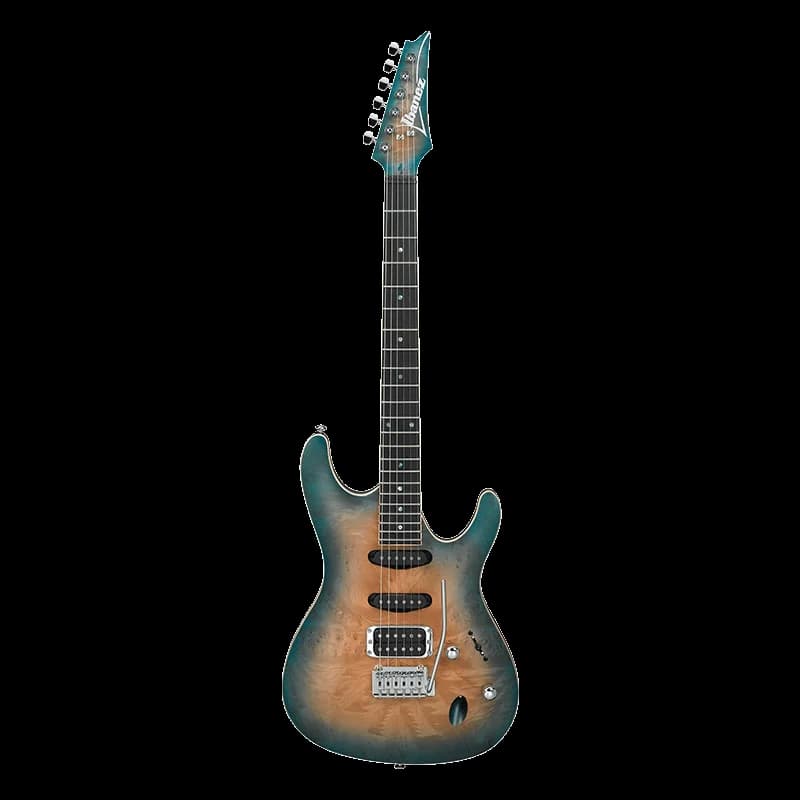 IBANEZ SA460MBW 6-String Solidbody Electric Guitar, Right, Sunset Blue Gradient