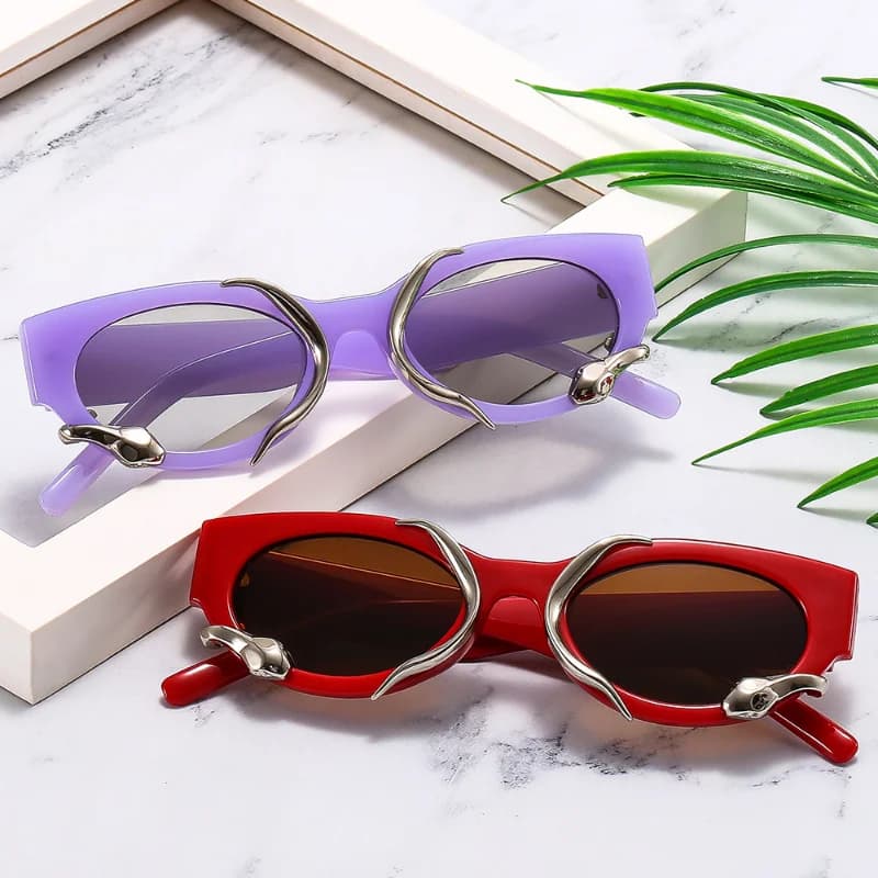 New Vintage Oval Sunglasses Women Brand Designer Sun Glasses Women/Men Cat Eye Retro Fashion Eyewear UV400 Gafas De Sol