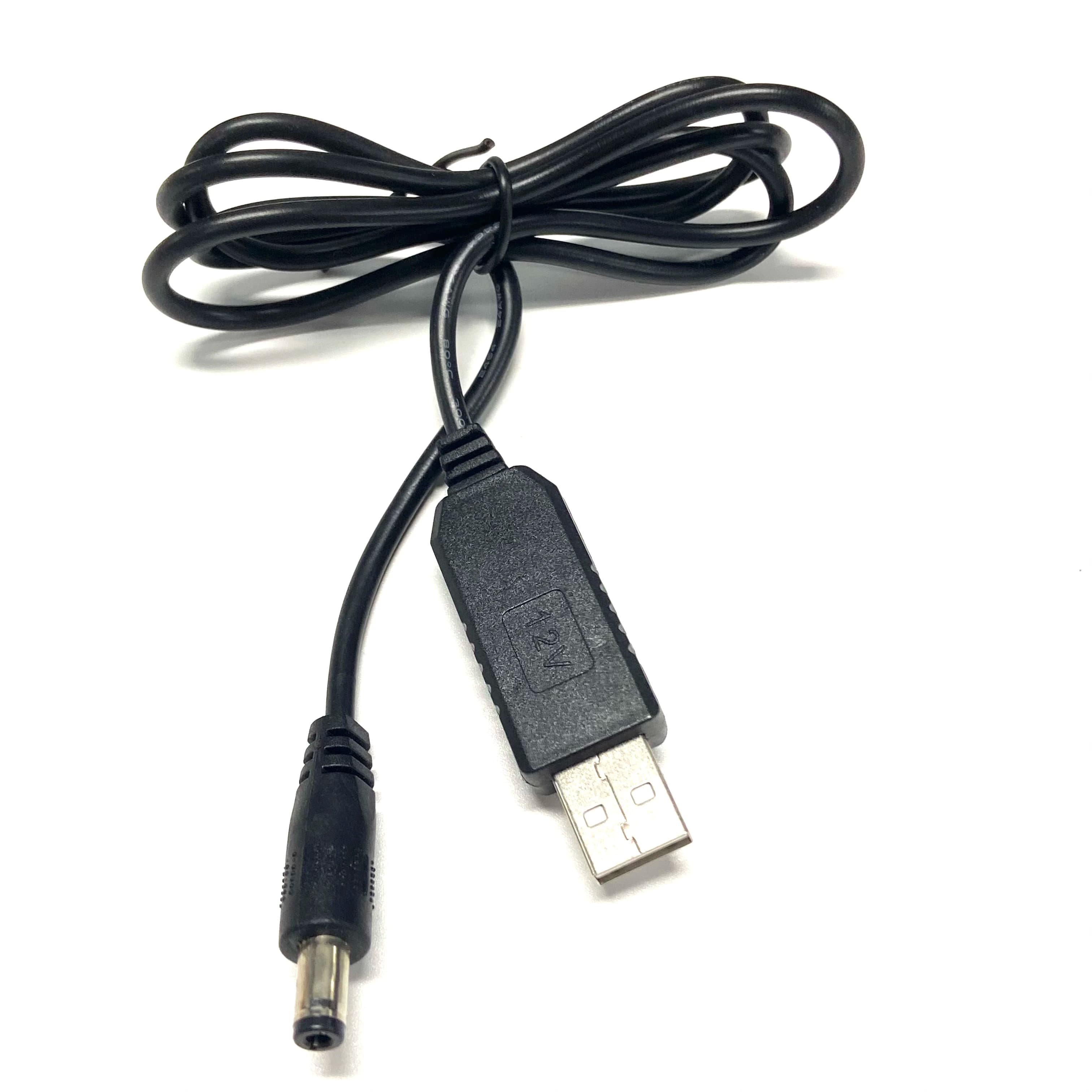 Usb Power Boost Line Dc 5v To Dc 9v / 12v Step Up Module Usb Converter Adapter Cable 2.1x5.5mm Plug