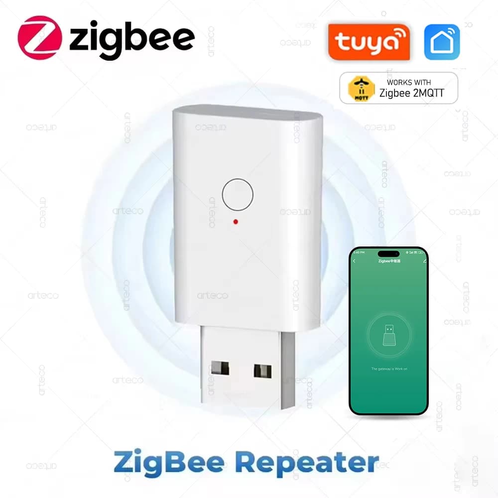 Tuya ZigBee 3.0 Signal Repeater USB Signal Amplifier Extender For Smart Home Devices Automation Works With Smart Life App Z2MQTT