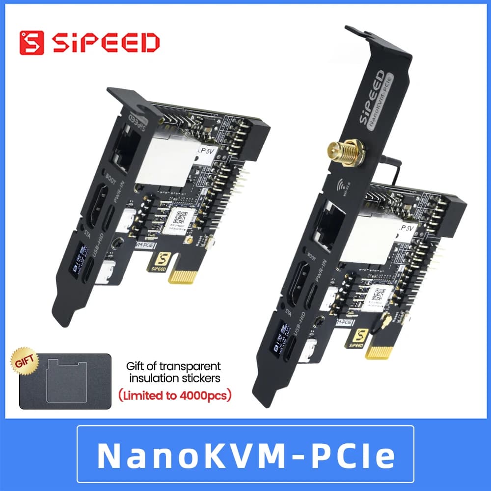 Sipeed NanoKVM-PCIe  PiKVM Mini Remote Control Operation And Maintenance Server HDMI
