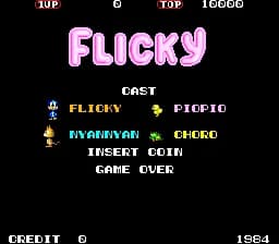 Flicky 16bit MD Game Card For Sega Mega Drive For Genesis System