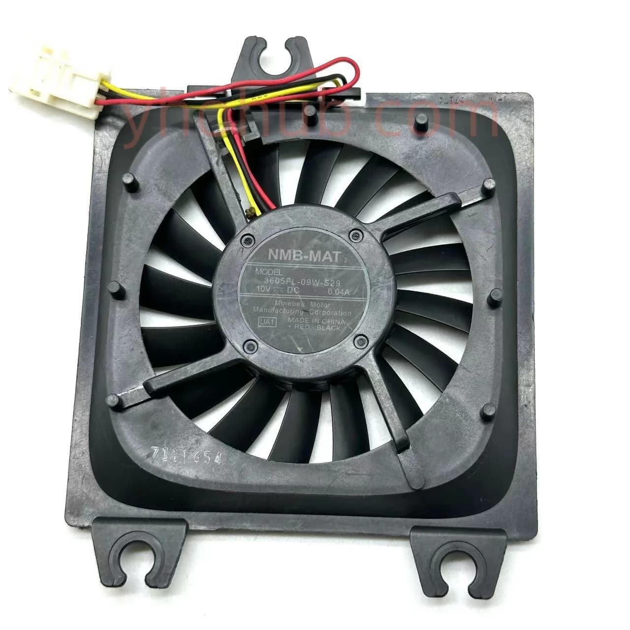 NMB-MAT 3605FL-09W-S29 DC 10V 0.04A 3-Wire Server Cooling Fan