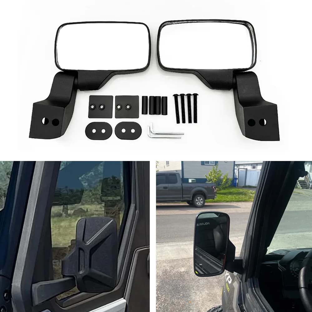 All-terrain Vehicle UTV Rearview Mirror for Polaris Ranger Door Mirrors
