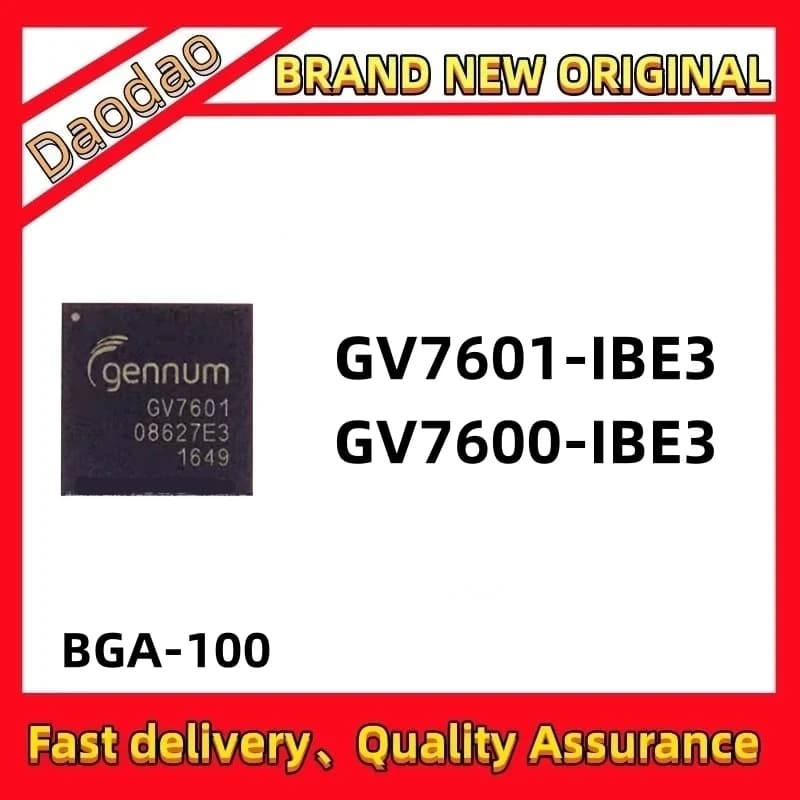 Quality Brand New GV7601-IBE3 GV7600-IBE3 GV7601 GV7600 IC Chip BGA-100 HD video conversion chip