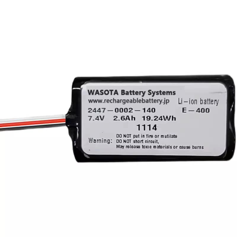 7.4V 2.6Ah 19.24Wh 2447-002-140 Systems E-400 Rechargeable Lithium Battery Parts