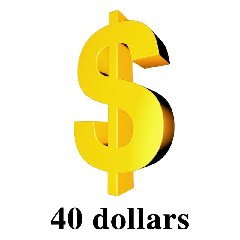 Price difference, customization fee