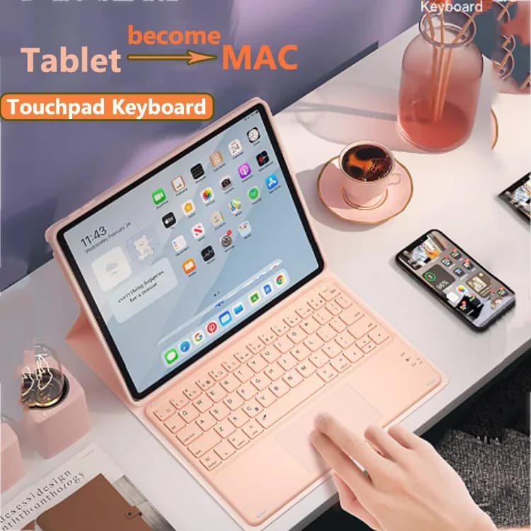 Bluetooth Case for Realme Pad 2 Lite 2024 10.95 X 10.95 Inch Pad 10.4 2 11.5 Ultra Thin Wireless Bluetooth Keyboard Case Cover