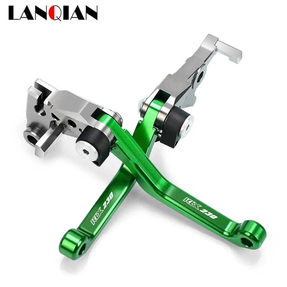 CNC Aluminum For Kawasaki KLX230 KLX 230 2020 Motorcoss Dirt Bike Pivot Foldable Brake Clutch Levers With LOGO