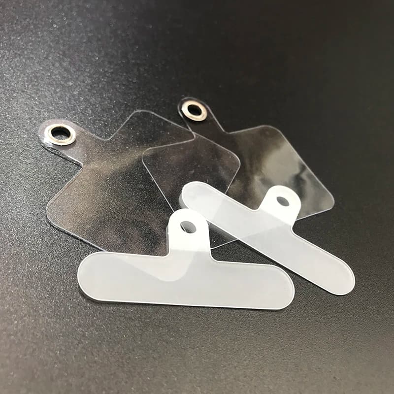 Universal Strong Clear Flexible Mobile Phone Safety Lanyard Card Gasket Replacement Detachable Adjustable Tabs for Mobile Phone