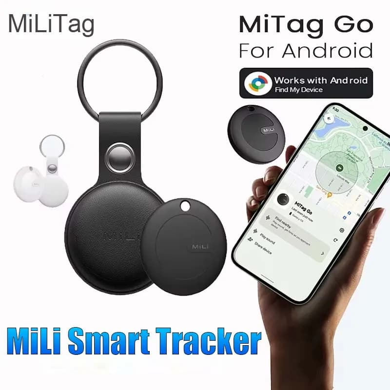 New MiLi MiTag Go Bluetooth 5.0 Tracker Locator Tracking Device For Android Item Finder Work With Google Find My Device