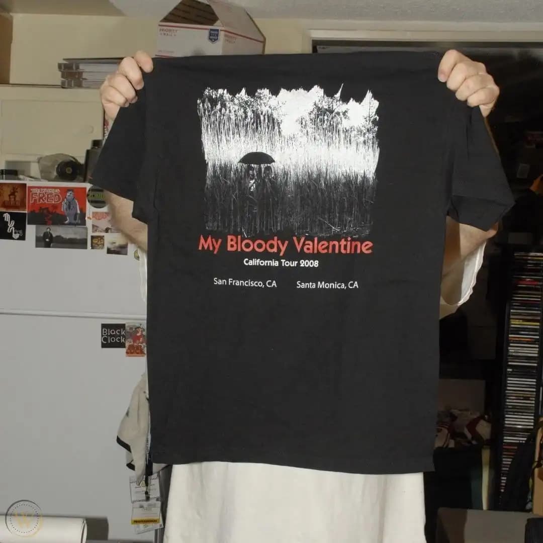 Vintage My bloody valentine Super 2008 Tour T shirt for women Loveless Slowdive