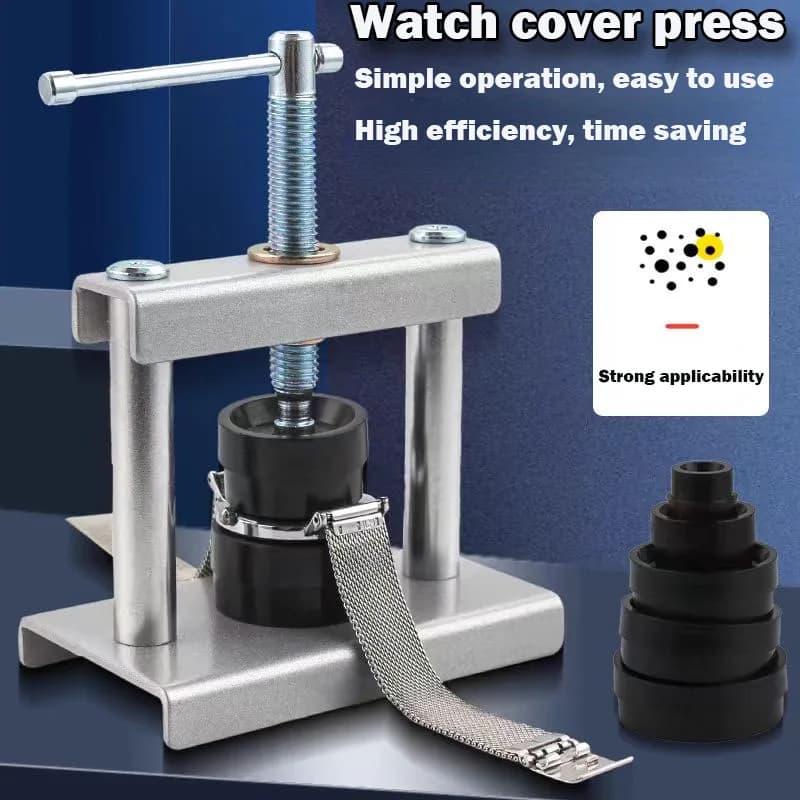 Professional Watch Press Set Watch Back for CASE Closing Tool & Fitting Dies Watch Repairing Tool Die Kit for Watchmaker