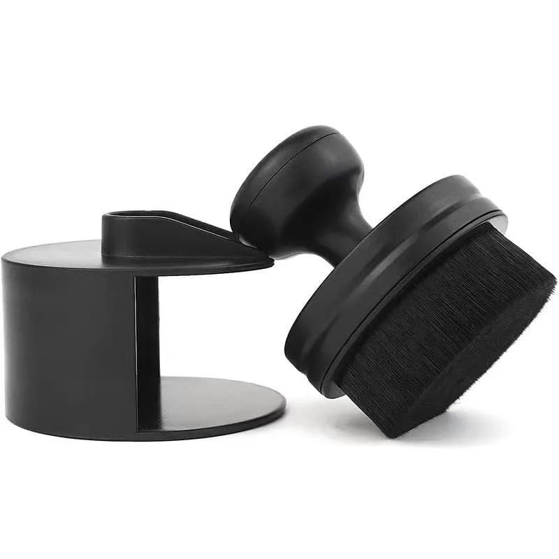 Handheld Portable Tire Shine Applicator Brush High Density For Car With Holder