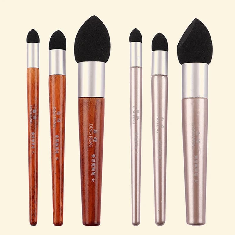 3Pcs Artist Blending Pen Washable Sketch Rubbing Sponge Wipe Brush Reusable Drawing Art Blenders Correcting Lightening Highlight