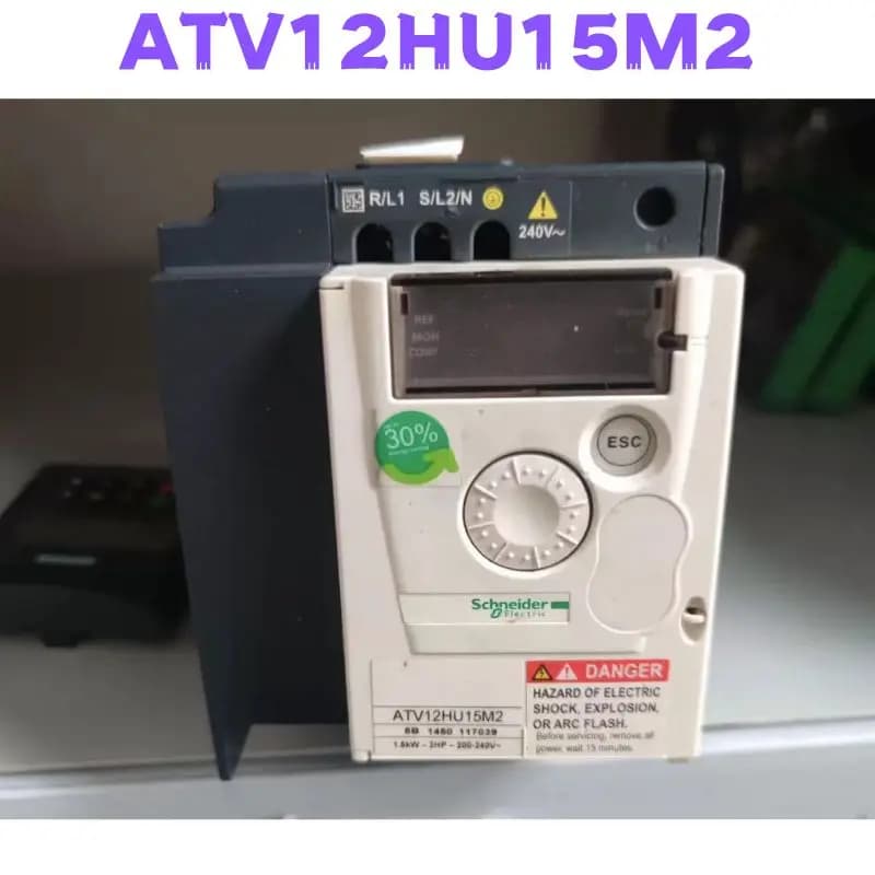 Second-hand ATV12HU15M2 Frequency Converter Tested OK