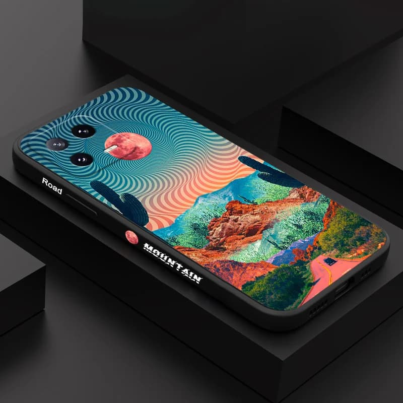 Spiral Highway Phone Case For Xiaomi Mi 14T 14 13 13T 12 12X 12T 12S 11 11T Ultra 10 10T 9 9T 9SE Pro Lite Liquid Silicone Cover