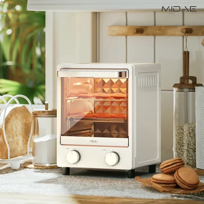 12Lirus electric oven household small mini retro vertical small oven multifunctional baking oven hornos para panaderia