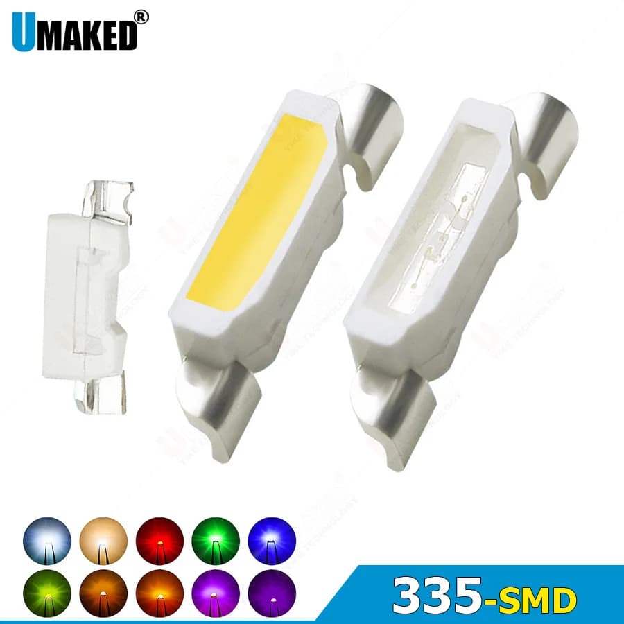 1000Pcs 335 Side SMD LED 4008 4.0*1.8*0.8MM Pack Kit Red Green blue yellow orange uv led diodes lamp DIY led chip lighting bead