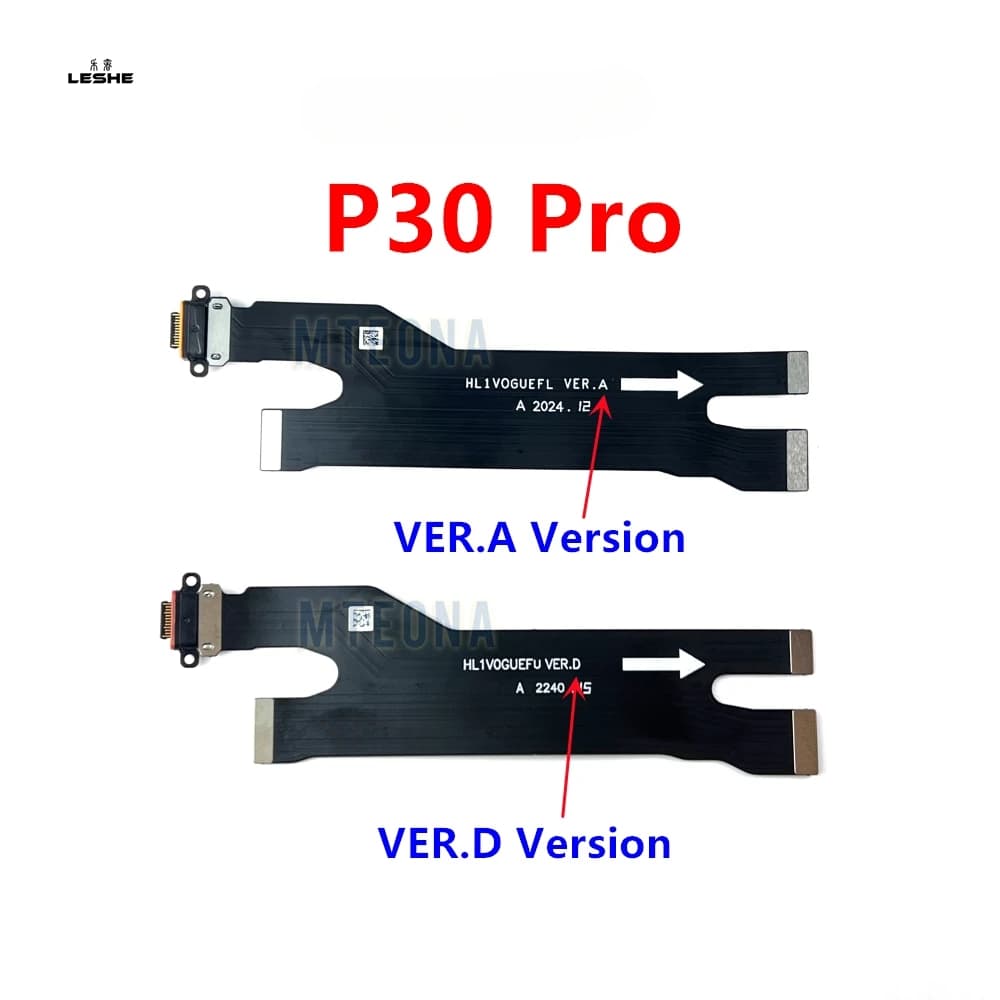 USB Charging Dock Flat Cable For Huawei P30 Pro Tail Plug Small Board Charg Connector Flexible Ribbon