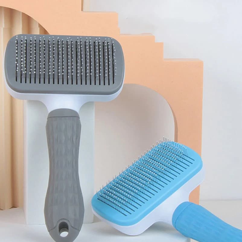 Dog Comb Pet Hair Removal Brush Cats and Dogs Special Comb Beauty Massage Self-cleaning Needle Comb Pet Supplies