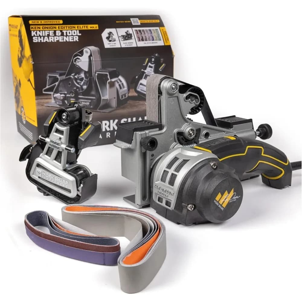 tool.Ken Onion Edition Knife & Tool Sharpener Elite Mk2 - Adjustable Knife Sharpening System with Blade Grinding Attachment