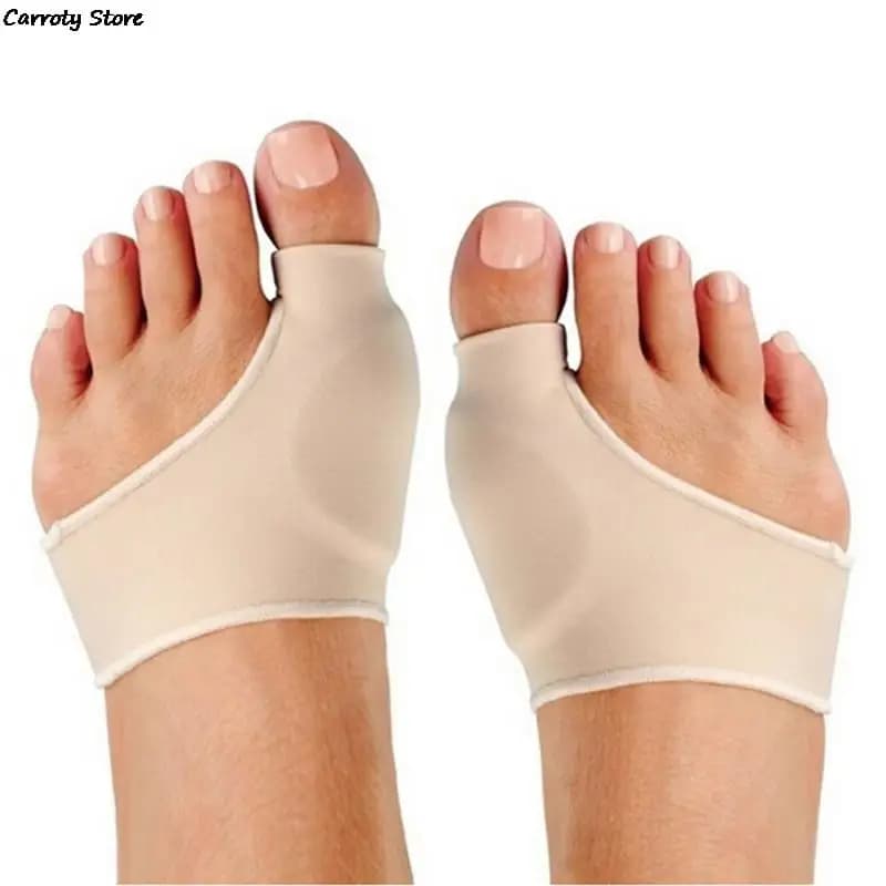 2Pcs Feet Care Big Toe Hallux Valgus Corrector Orthotics Bone Thumb Adjuster Correction Pedicure Socks Bunion Straightener