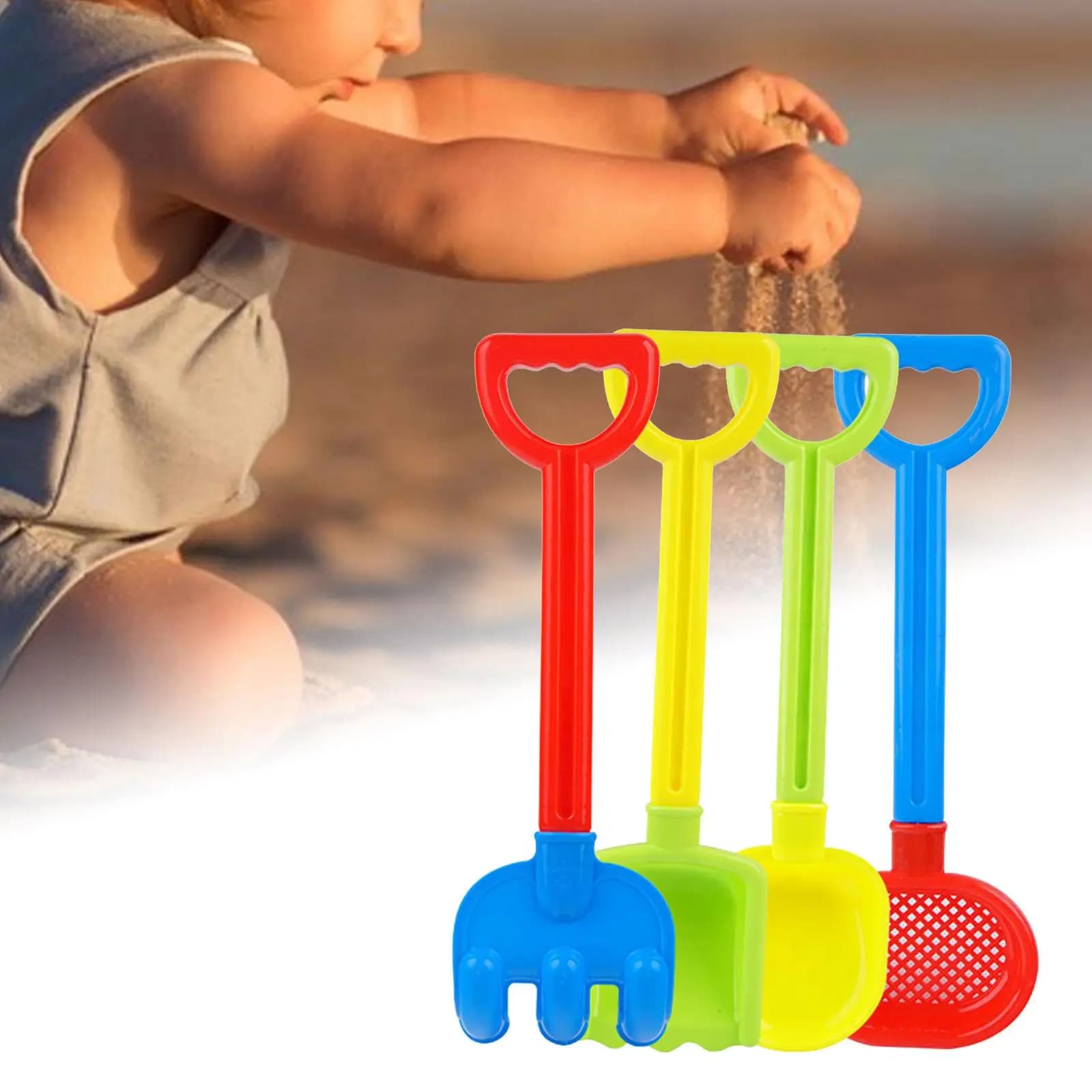 4 Pieces Summer Beach Toys Summer Beach Set for Boys Kids Over 4 Girls