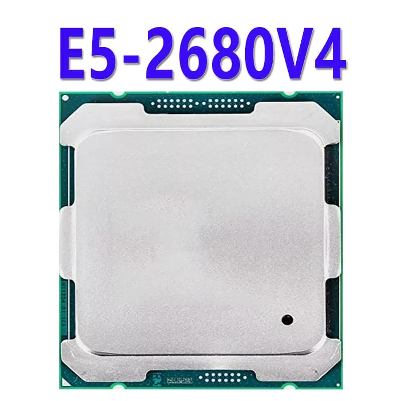 E5 2680V4 CPU Processor Xeon E5-2680V4 CPU 2.40GHz 14-Core 35M 14NM 2680 V4 2011-3 TPD 120W FOR X99 X10