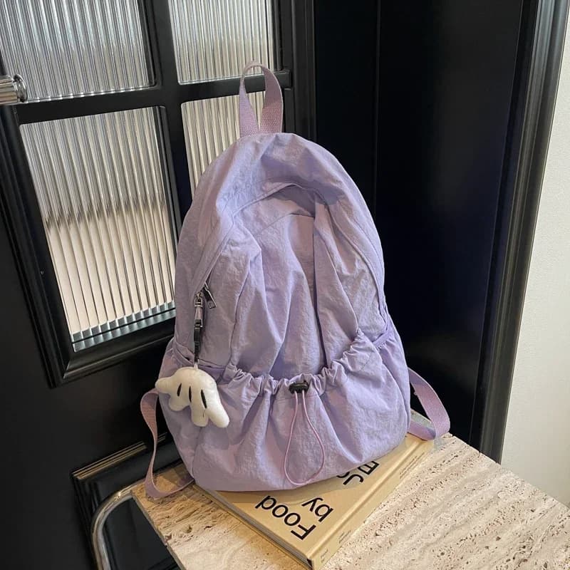 Casual Solid Interior Compartment Fashion Backpacks Large Capacity 2024high Quality Bags for Women Zipper Nylon Women's Handbags