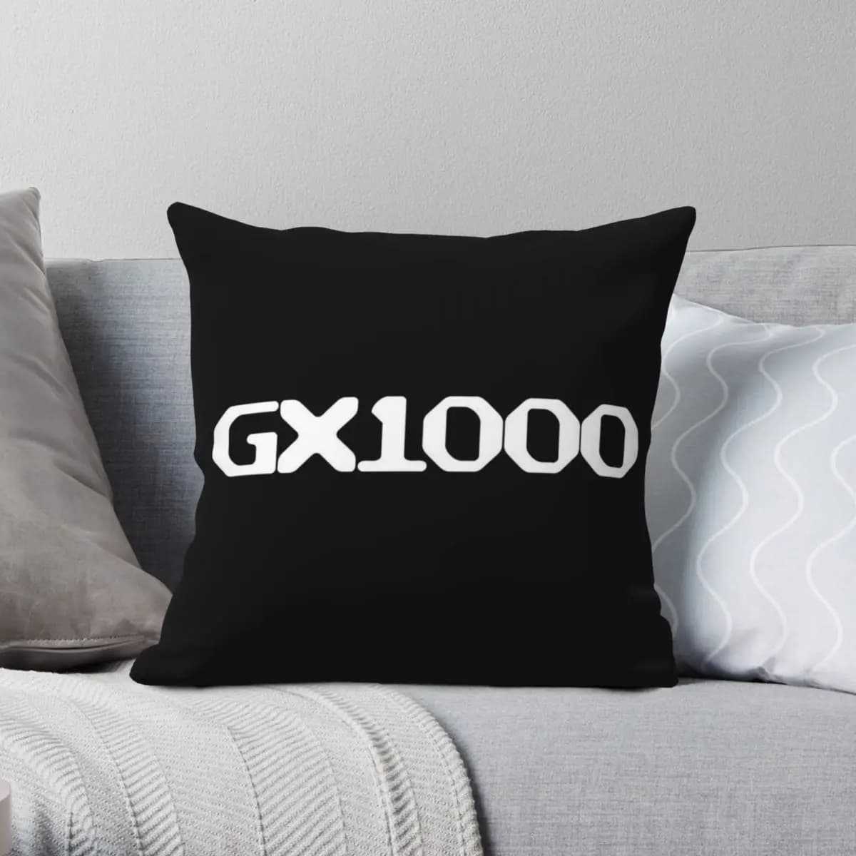 Gx1000 Pillowcase Polyester Linen Velvet Pattern Zip Decor Room Cushion Cover 18"